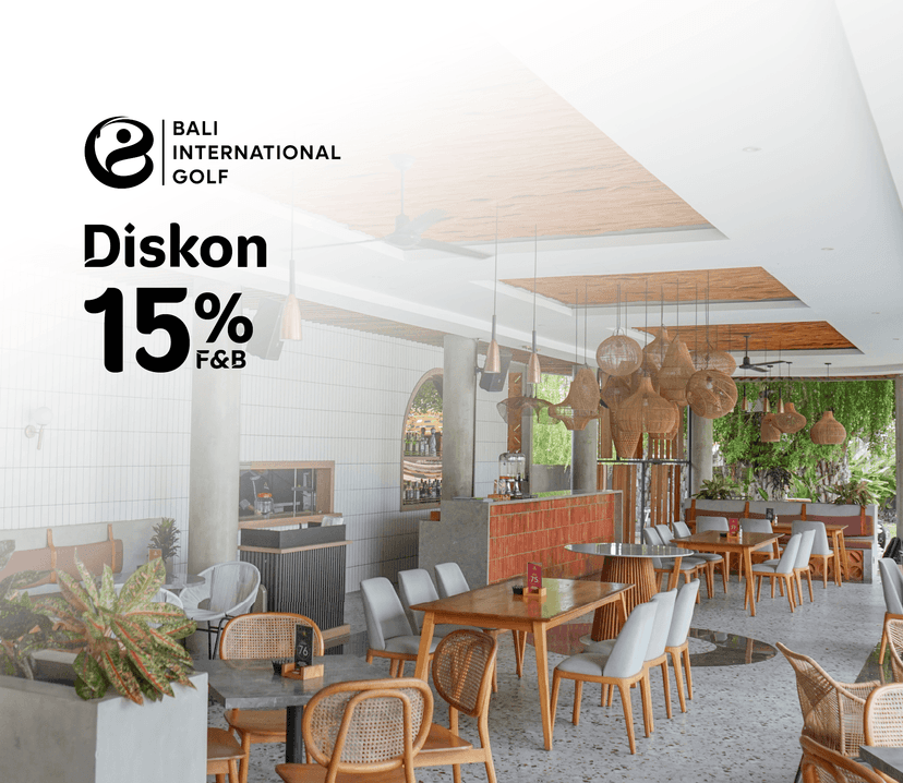 Bali International Golf: Disc. 15% All Food and Beverages
