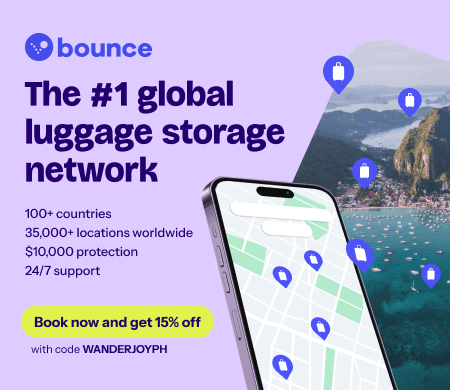 Bounce：所有行李寄存預訂享15%折扣