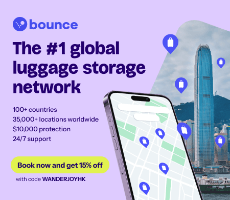 Bounce：所有行李寄存預訂享15%折扣