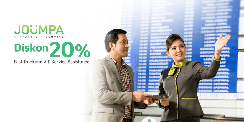 JOUMPA: 20% OFF Fast Track & VIP Service Assistance for a smoother airport experience with fast track assistance and VIP airport services for arrivals and departures.