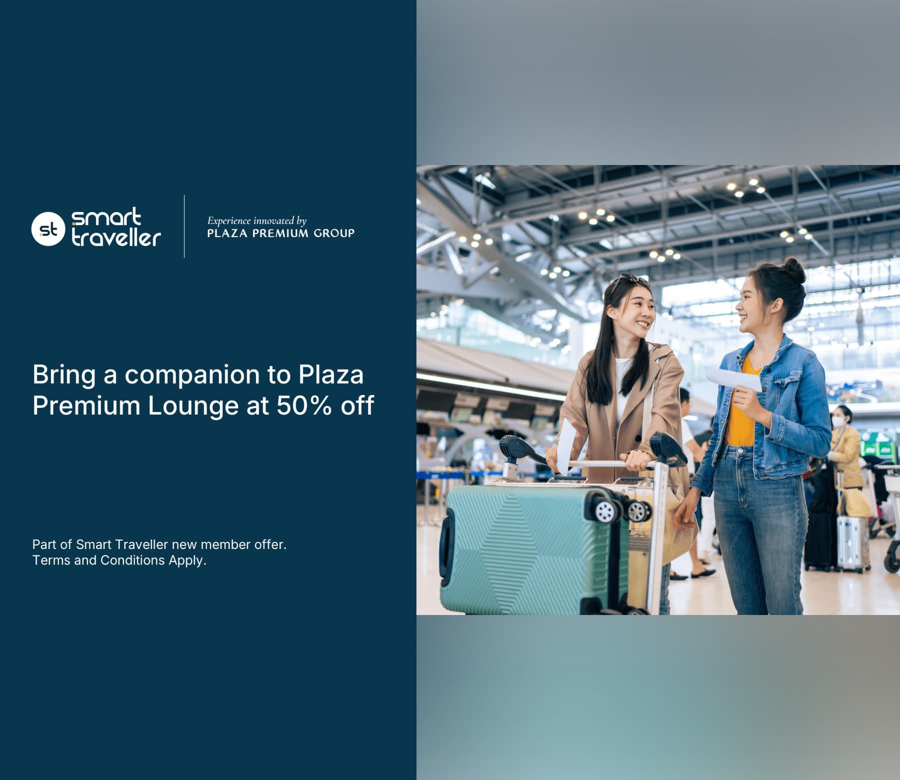 攜伴尊享環亞機場貴賓室半價優惠